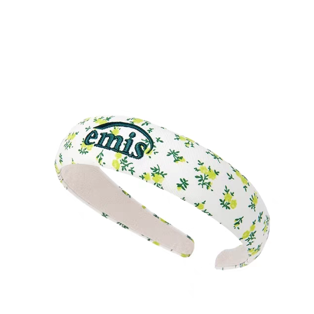 emis发箍碎花发带多色可选春夏花朵布艺时尚韩系百搭高颅顶宽边