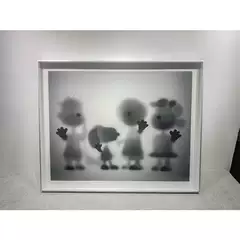 Whatshisname's Disappearing Snoopy and Disappearing Mickey Prints, Decorative Paintings with Frames 