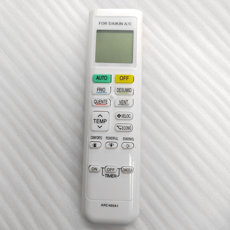 适用于大金空调遥控器 ARC480A1 英文版
