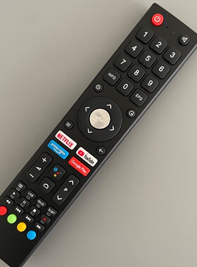 GCBLTV02ADBBT适用于CHQI电视机带蓝牙语音遥控器英文亚马逊热卖