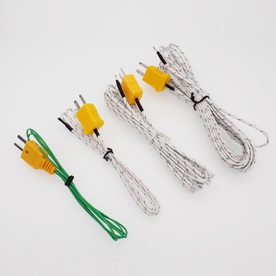 6B76万用表890C温度线感温线香蕉型K型温度探头表面热电偶探针测