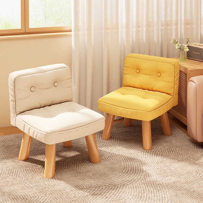 速发客厅小凳子家用色彩鲜艳加矮凳厚折叠小可软包沙发凳椅子