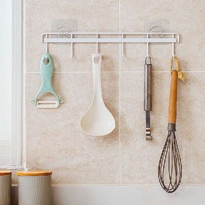 现货速发6 Hooks Kitche Strog Stiy Hook o Puchig Hook Wa