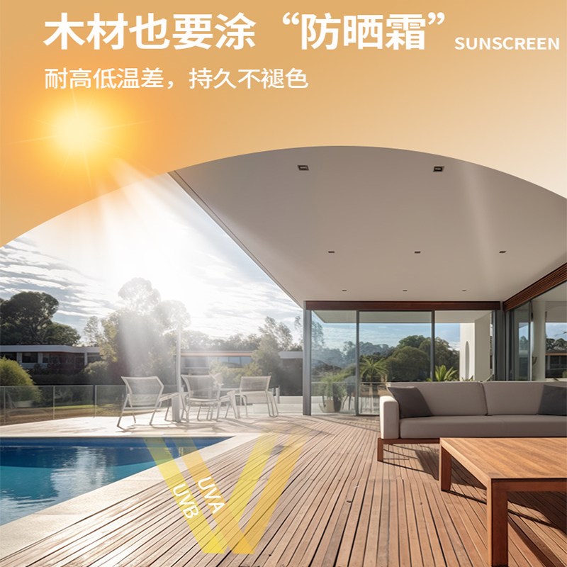 速发纯木蜡油胡桃木实木家具翻新专用木漆油漆水性木器漆防水清漆