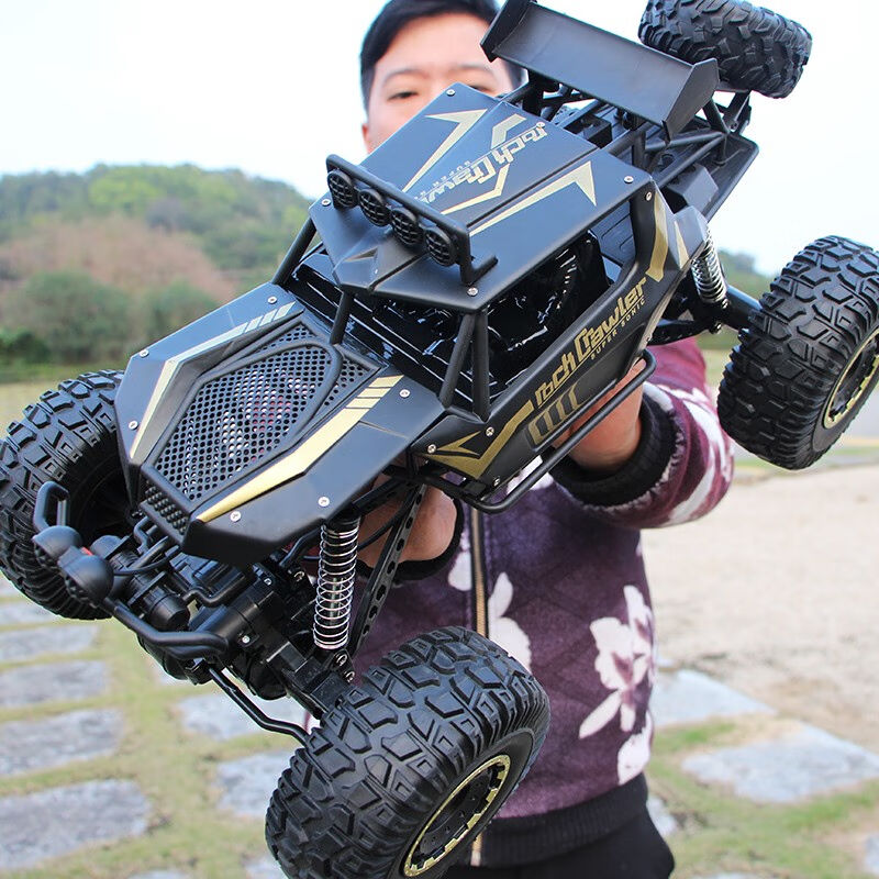 速发隆仁车遥控童福儿汽玩具男孩四驱越野漂移大脚攀爬特技车充电