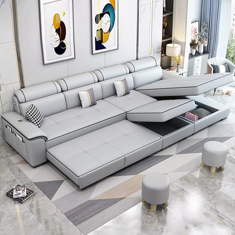 速发科技沙布发床2024新款简约客厅小户型家用折叠沙发床两用