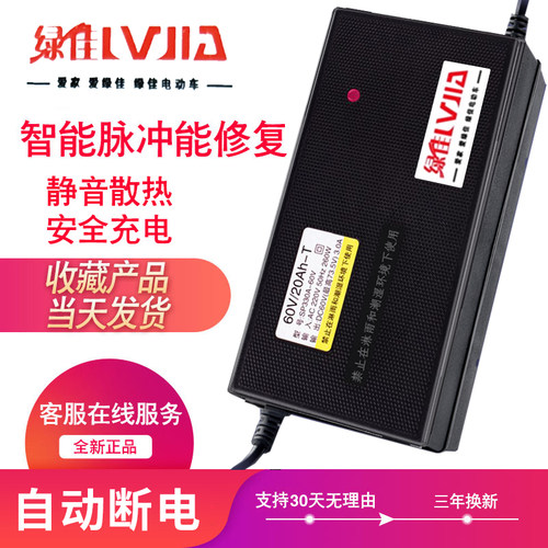 现货速发绿佳两轮三轮电动电瓶车48v12ah60V20A720a通用
