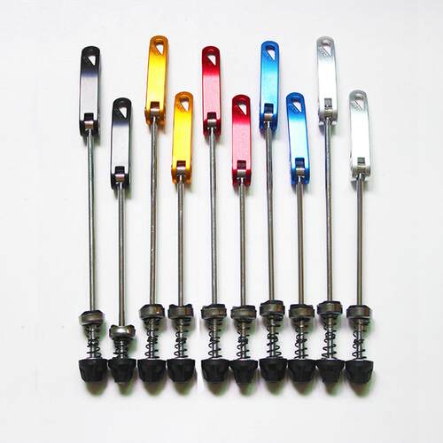 现货速发1Pr Bike e Cyig Wheel Hub Skewers Qui Relse B