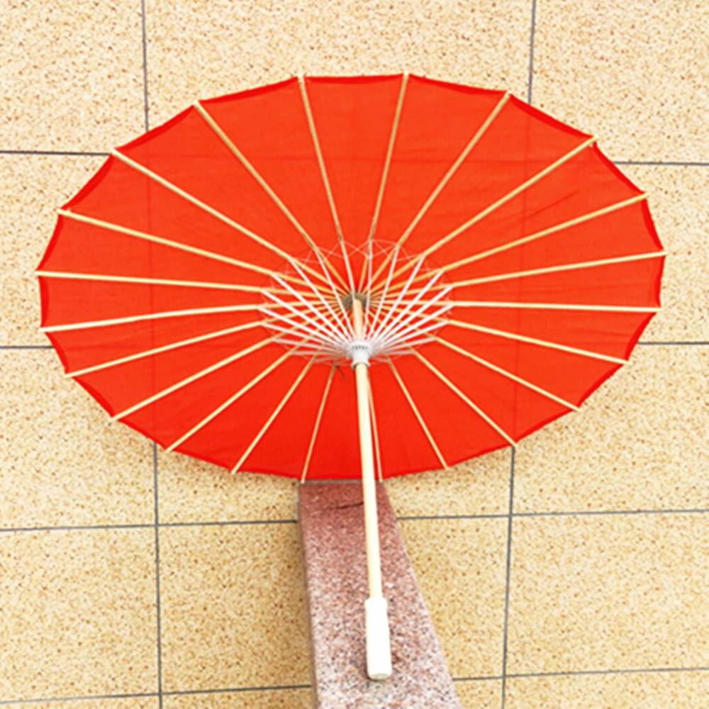 速发大红色伞 舞蹈伞 纯色伞 油纸伞广场舞道具伞结婚伞古典l古风