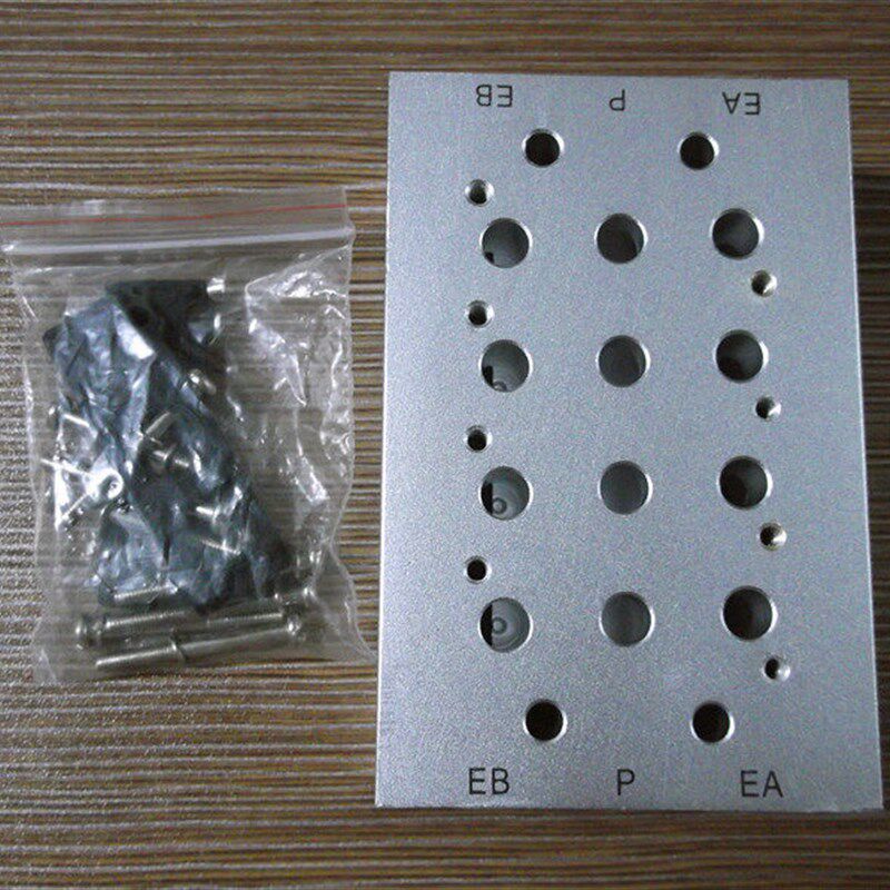 速发C型SY汇流板SY20 SY5120 SY7120  盲板电磁阀底座