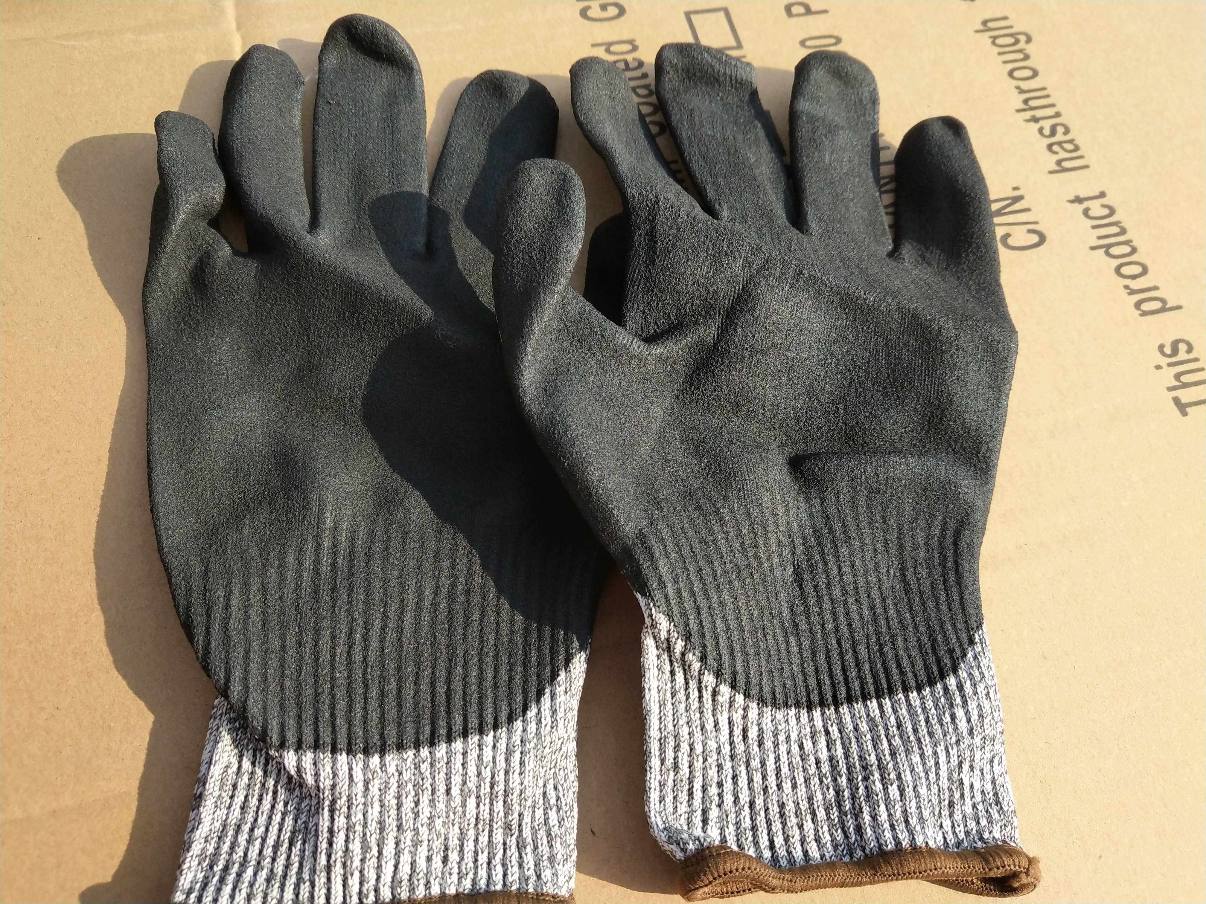 速发抓级蟹2双海邮手套 浸胶5螃  防穿刺插花潜水 捉包胆开生蚝