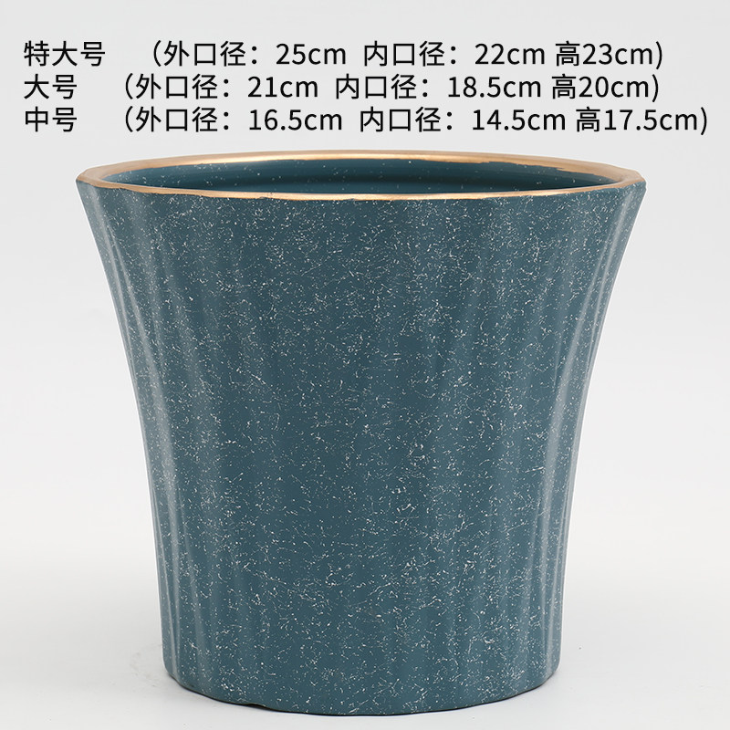 新款特大号大口径发财树花盆