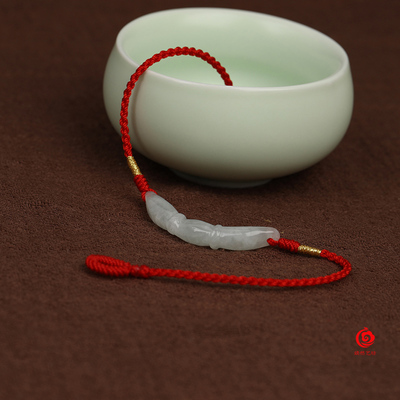 速发翡翠节节高手牌红绳手链脚链大气男款手绳脚绳运