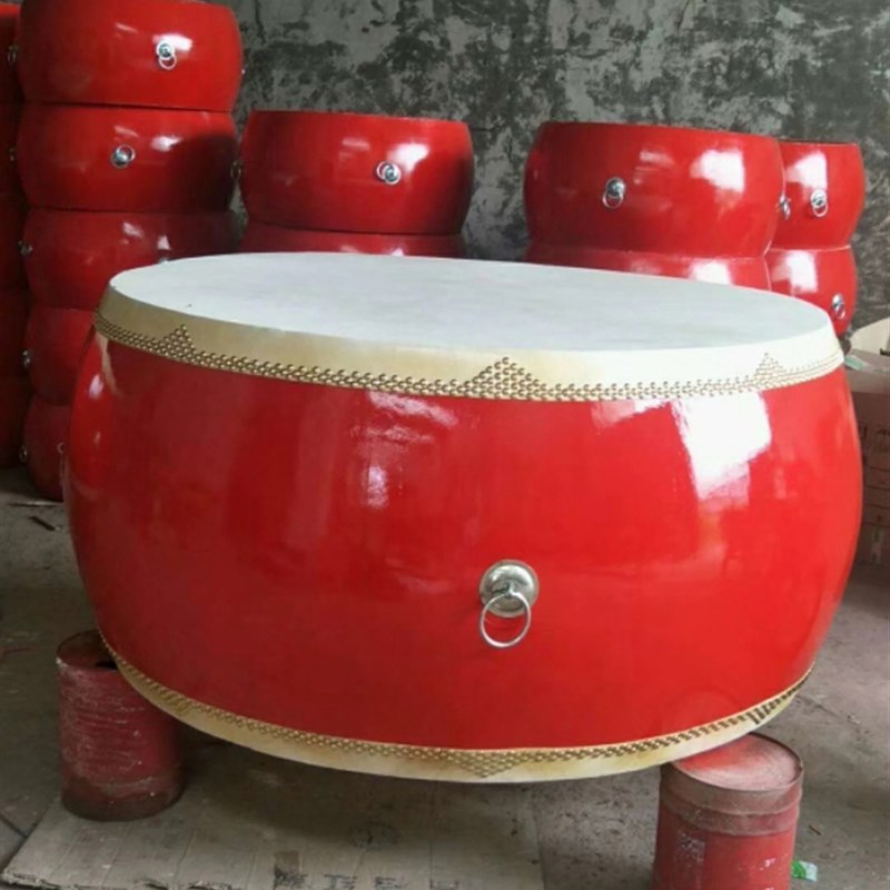 速发鼓俱用品 供品法会供鼓中鼓1米红佛24寸20寸1米5堂佛大鼓
