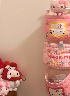速发he爱y装纳挂袋可o少心大容量门后置物袋生房间收饰好物