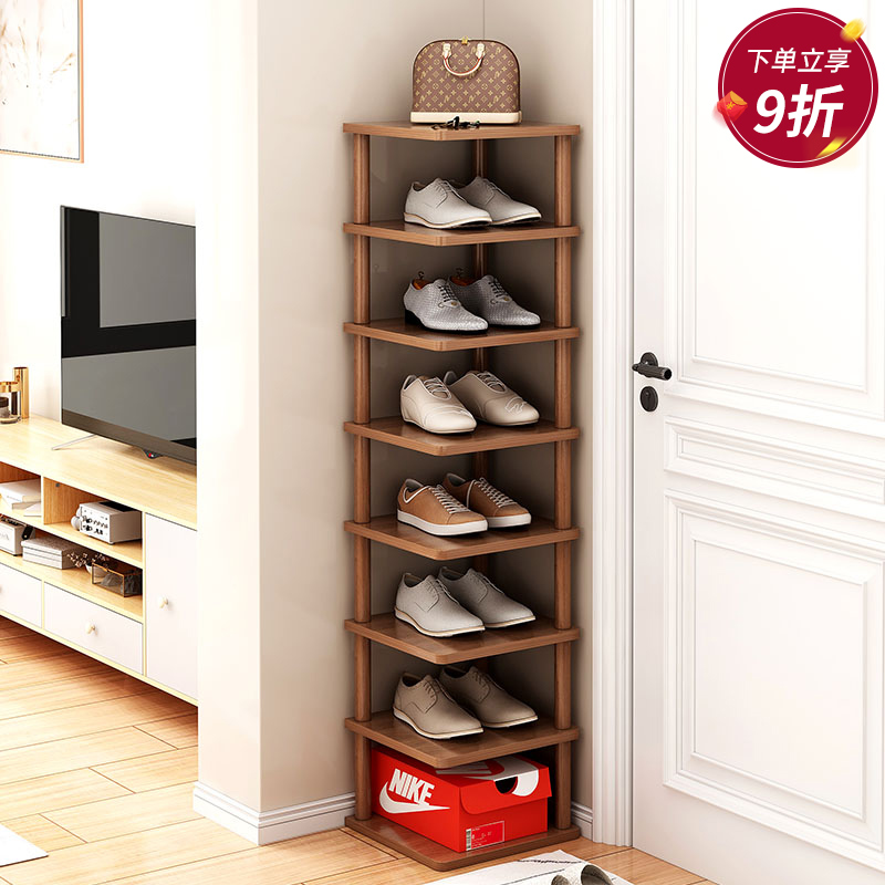 速发舍架简易门口收纳神器省空间宿鞋20新2爆款2款屋用收纳架