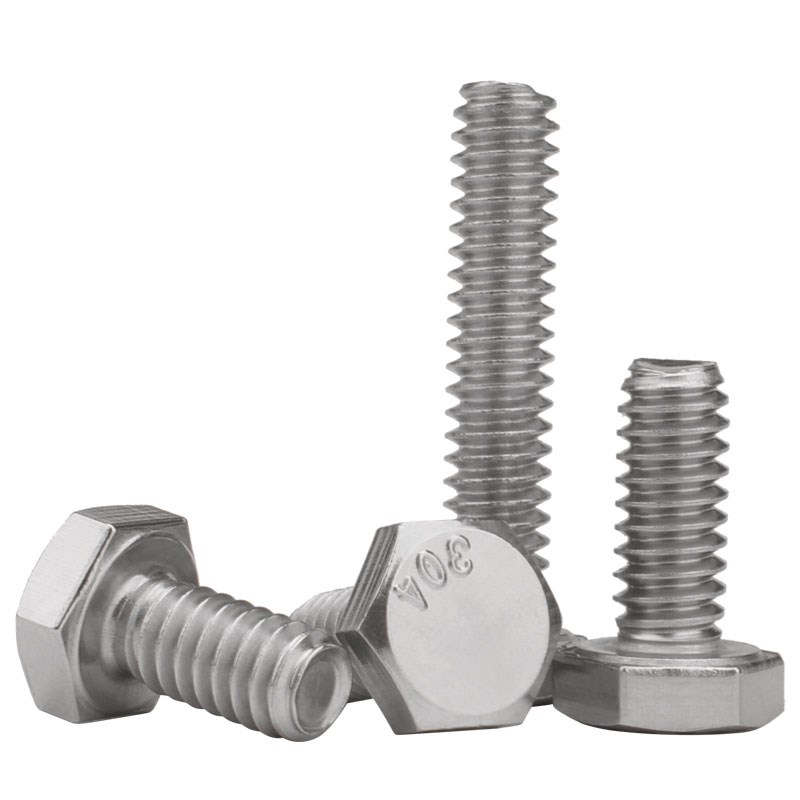 速发04不锈钢英制外六角螺寸钉六角头1栓1/2-12牙*x1-螺/2x2丝x6