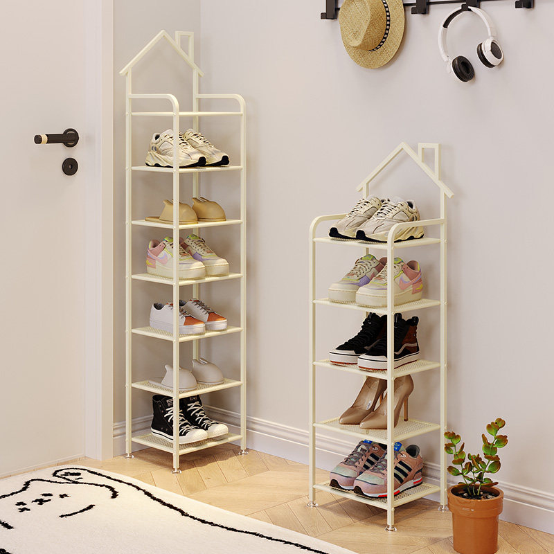 速发简架儿童专用鞋架孩小型用宝鞋易子家宝门口窄小收纳架迷你鞋