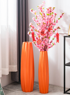 速发北厅落瓶大型花地轻奢风高档电沙柜视发旁家居装饰品摆件