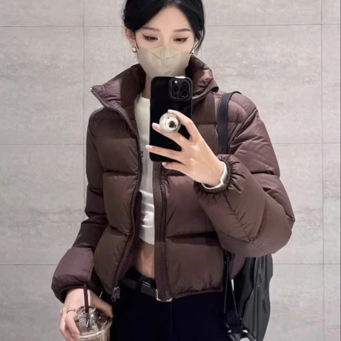 阿拉花花女冬季棉服小个子加厚面包服外套宽松百搭