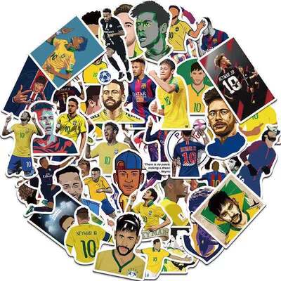 内马尔贴纸50张巴西球星neymar