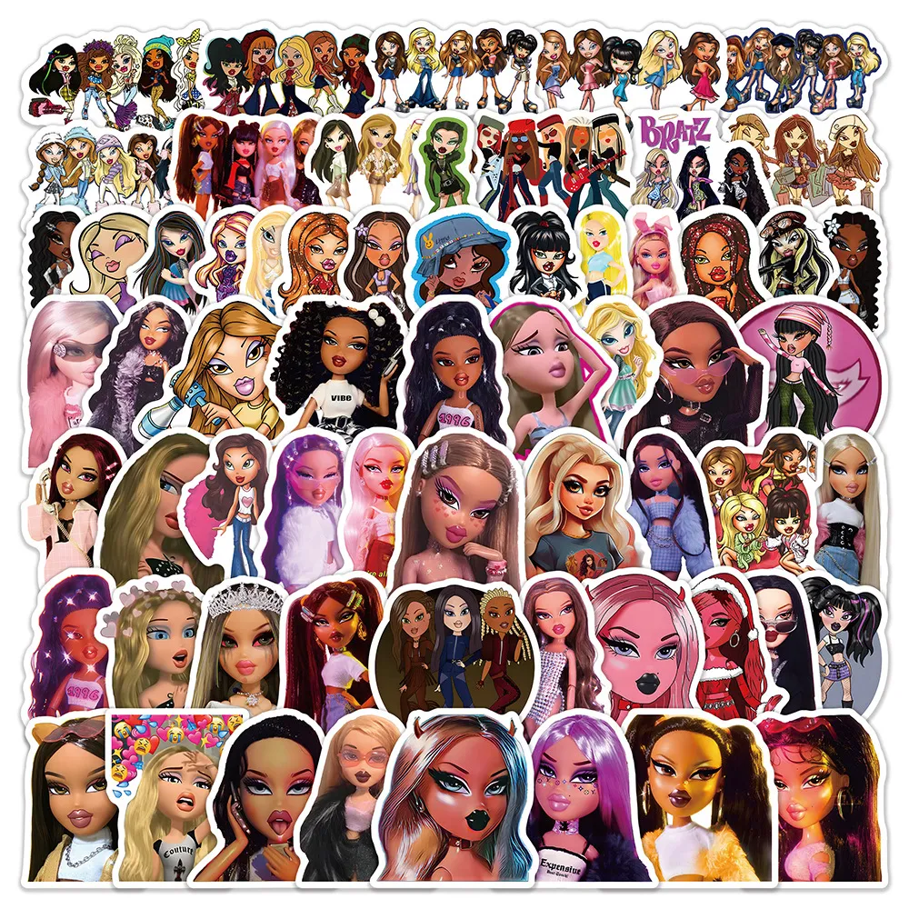 60张布拉茨卡通涂鸦贴纸