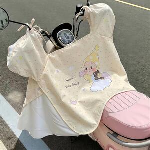 星星人电动车挡风被防晒防水