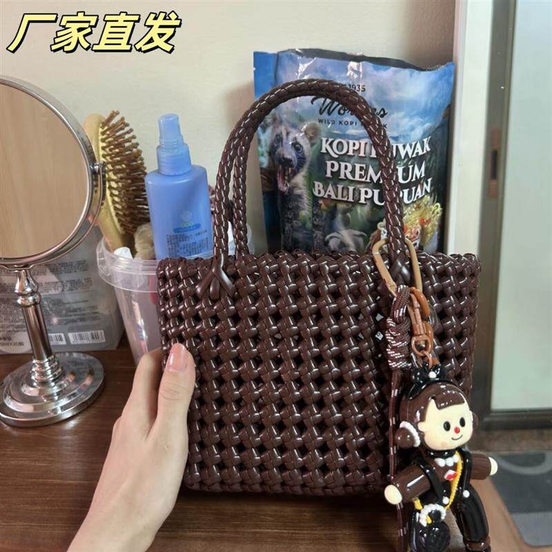 藤条编织手工材料包女士手提包