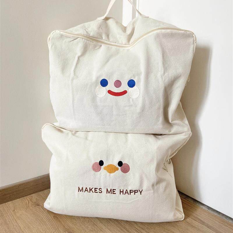 衣物收纳袋ins幼儿园被子袋超大旅行收纳袋衣物行李袋加厚手提袋