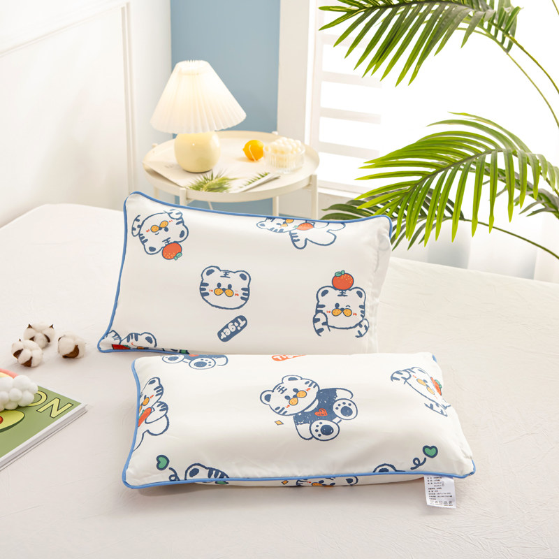 速发全面用人枕头加带枕套套装儿童学生枕芯男助眠纯棉整头家单一
