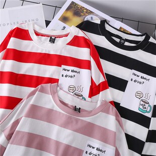 速发懒恤潮大款上衣b气慵t风宽松中长款酷酷的帅f新品