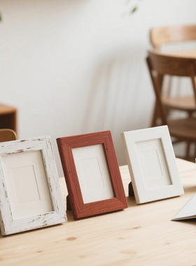 自制装裱相框画框手写diy创意5寸6寸8寸10寸书法字画框方4寸相框