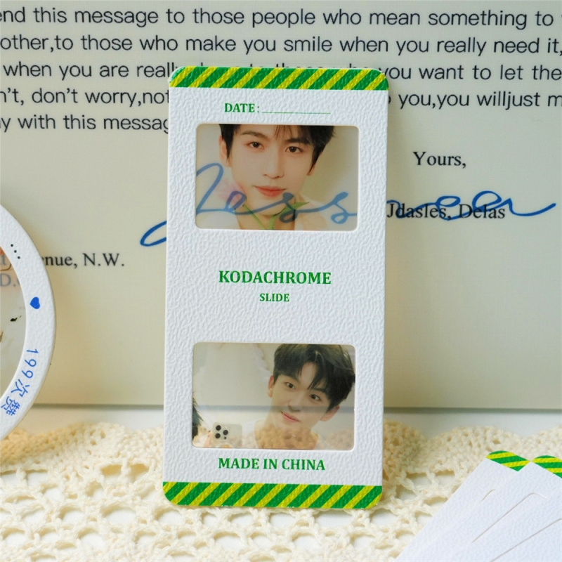 胶片情侣头像书签礼卡