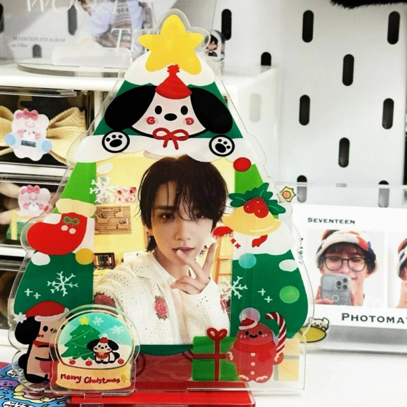 圣诞小狗亚克力相框55