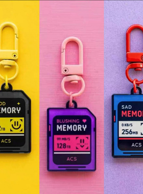 心跳回忆MemoryCard亚克力创意钥匙扣学生包包装饰挂件送闺蜜礼物