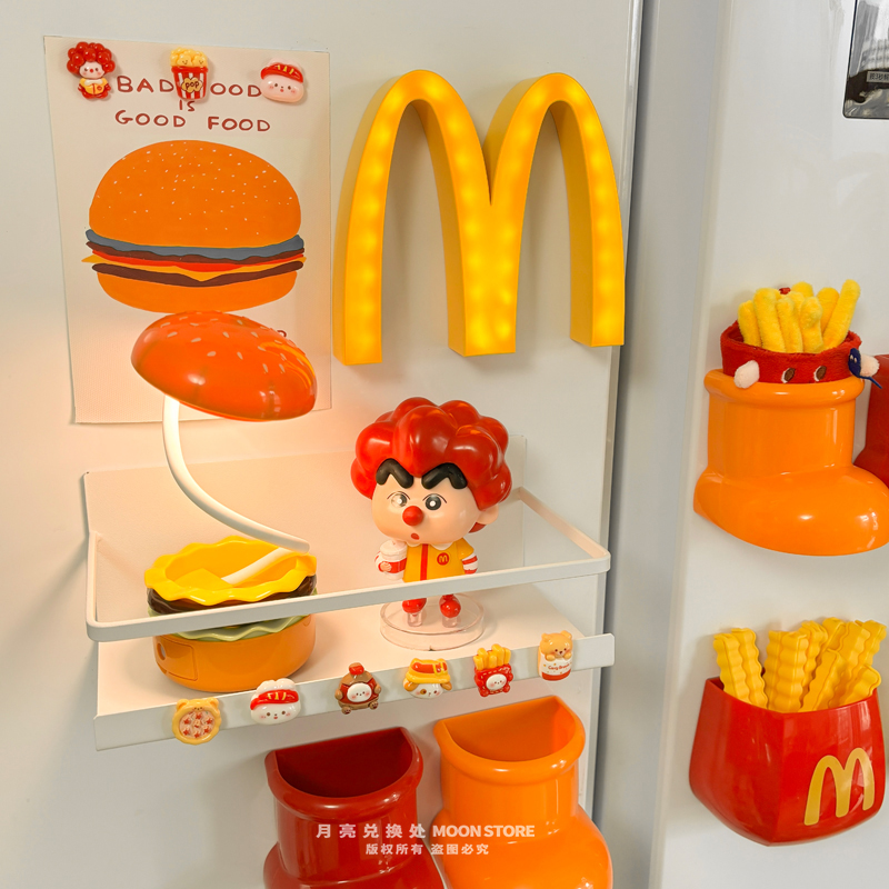 麦当劳小夜灯磁吸冰箱贴氛围灯箱