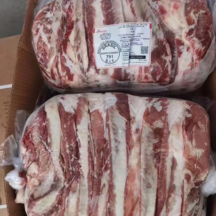 巴西优质牛排腩原切80比例瘦牛腩高端食材牛肋腩新鲜牛肉商用50斤