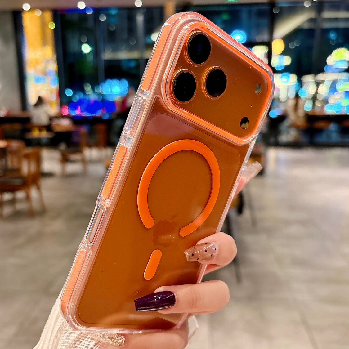 适用苹果17promax手机壳新款iphone17橙色磁吸16pro高级感Air全包防摔16透明简约15保护套14小众13女款12外壳