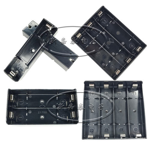 电池盒21700锂电池槽PCB插针款