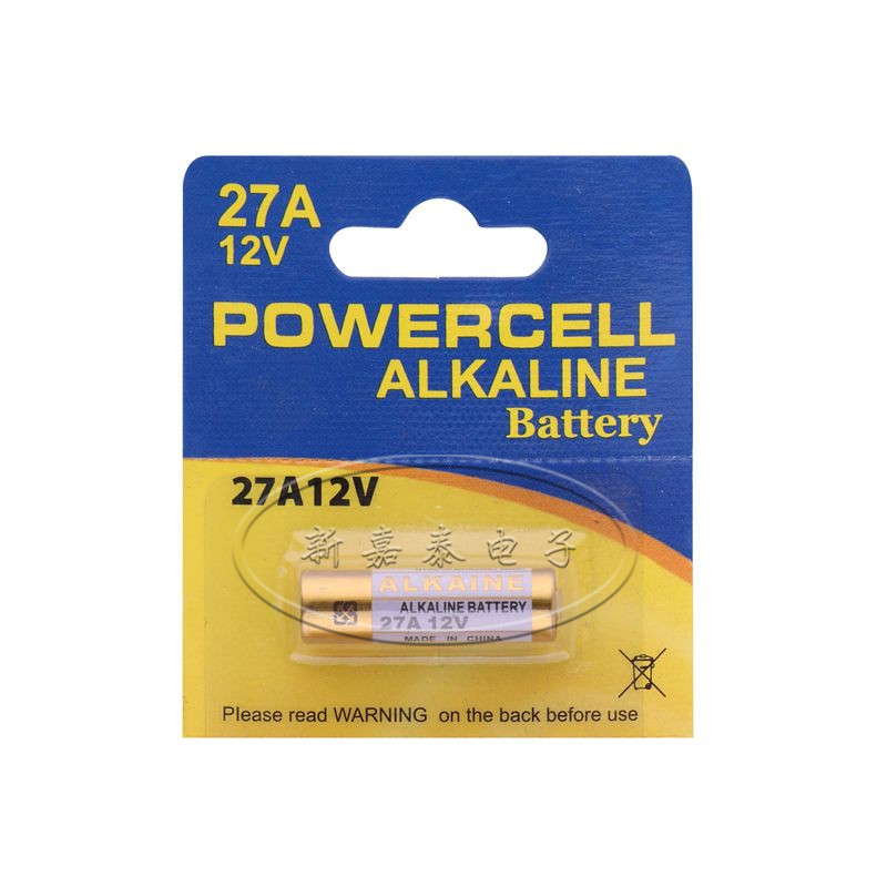 遥控器电池27A12V电动卷帘卷闸