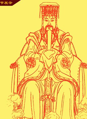 速发高关玉皇心印妙经字画玉挂画卷厅玄上装饰画丝绸客轴画国画包