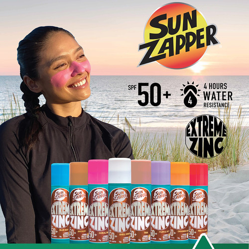 澳洲Sun Zapper防晒泥物理zinc冲浪潜水专用防晒膏棒沙滩水上运动
