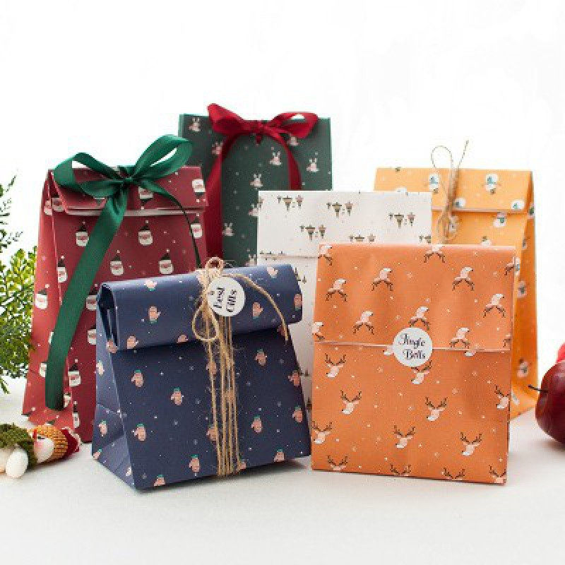 gift bag gift bag packaging handmade christmas paper bag