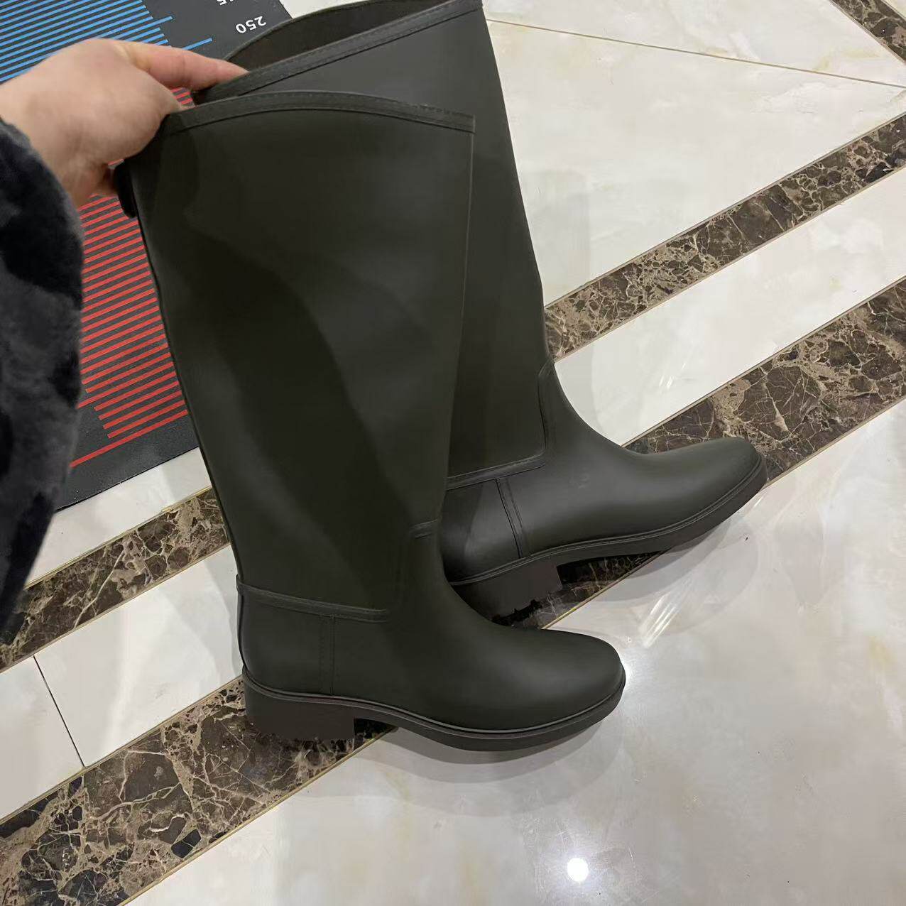 36-44男女成人款雨鞋雨靴防滑防水鞋高筒软鞋折叠 孤品捡漏