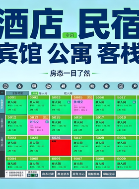 酒店公寓民宿客房收银系统PMS