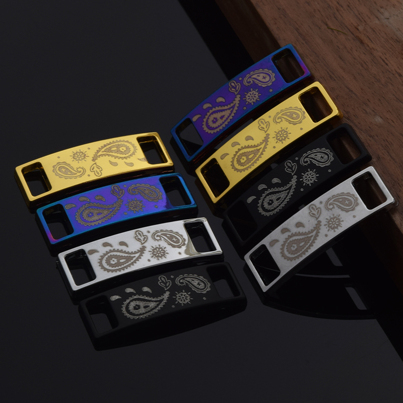 个性定制 customization腰果花鞋带扣适配af1空军一号板鞋金属牌