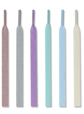 鞋带绳配饰男女白色彩色ins潮aj1球鞋扁平 宽纯色鞋带af1空军一号