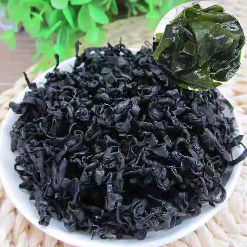 蓬莱长岛出口级裙带菜海木耳海螺旋藻海白菜干货无沙免洗海鲜干货