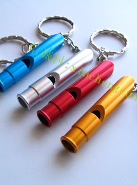 户外登山铝合金求生救生哨子野营旅行便携口哨