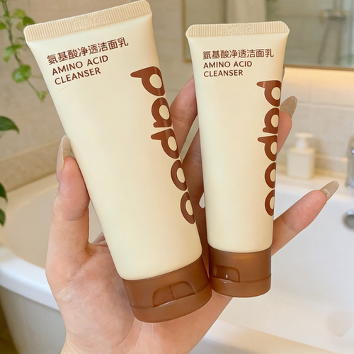 papoo 氨基酸净颜洁面乳洗面奶深层清洁毛孔控油保湿洁面多效平价